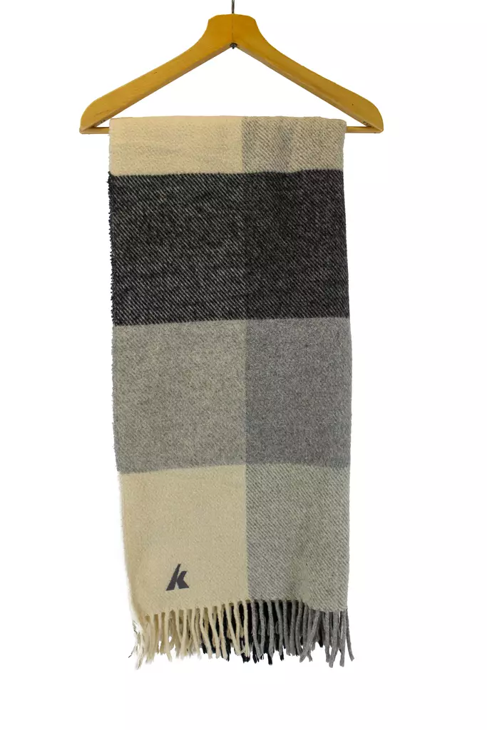 Beige_harmaa_viltti.jpg - Käytetyt Tyynyt ja peitot - A00001000 - 1