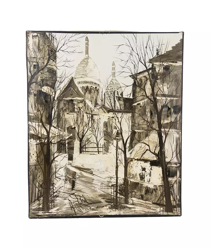 Maalaustaulu_kaupunki_edestä.jpg - Käytetyt Taulut ja julisteet - A00001130 - 1