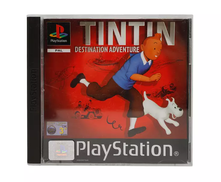 Tintin_seikkailut_PS1_etukansi.jpg - Konsoli- ja tietokonepelit - A00000250 - 1