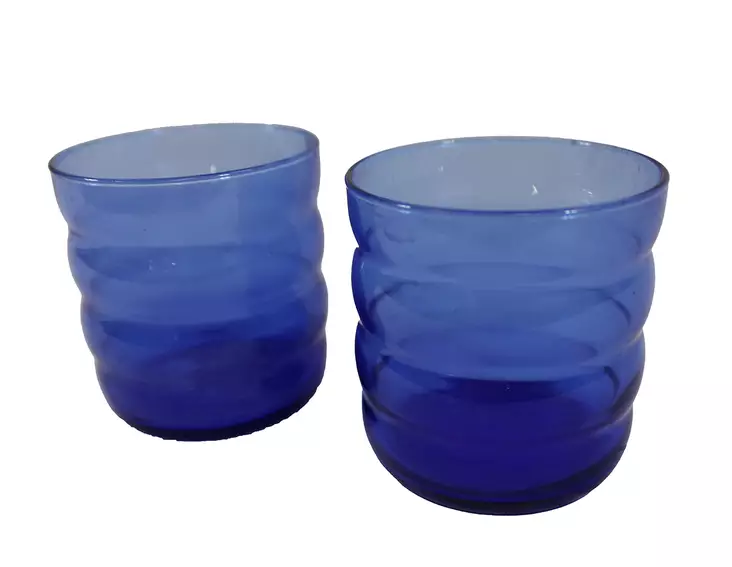 vintage_juomalasit_siniset_kuva1.jpg - Käytetyt Juomalasit - A00000562 - 1