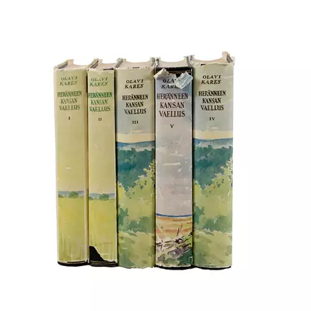 heranneen_kansanvaellus_1-5_kirjat_olavi_kares.jpg - Käytetyt Tietokirjat - A00000374 - 1