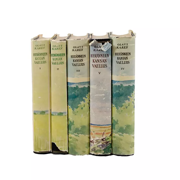 heranneen_kansanvaellus_1-5_kirjat_olavi_kares.jpg - Käytetyt Tietokirjat - A00000374 - 1