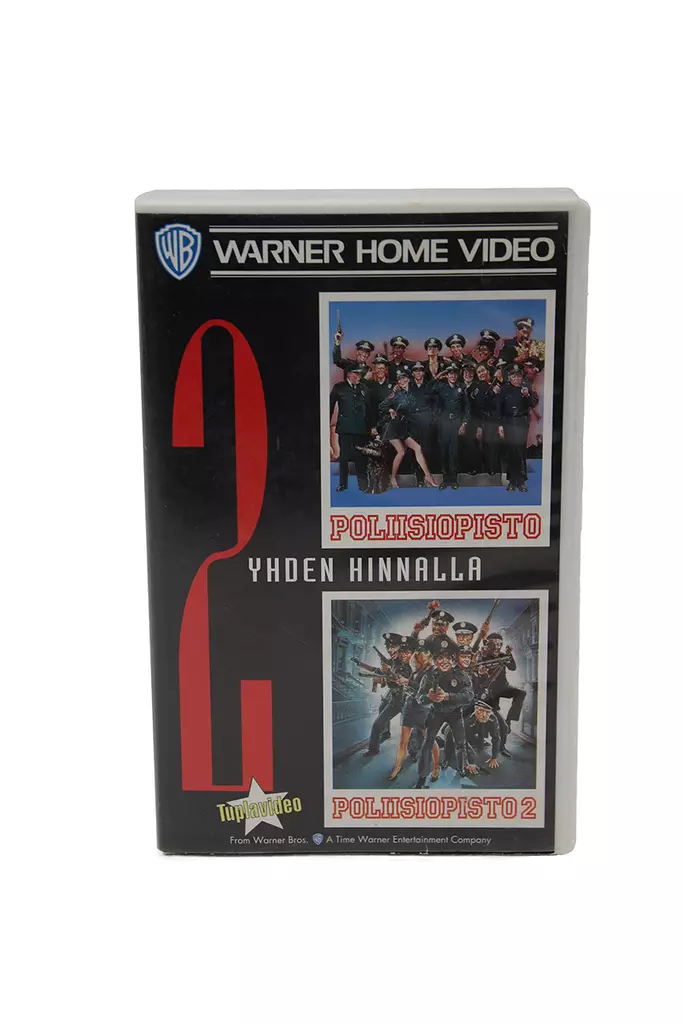 Poliisiopisto_1_ja_2_VHS.jpg - Käytetyt VHS-kasetit - A00000385 - 1
