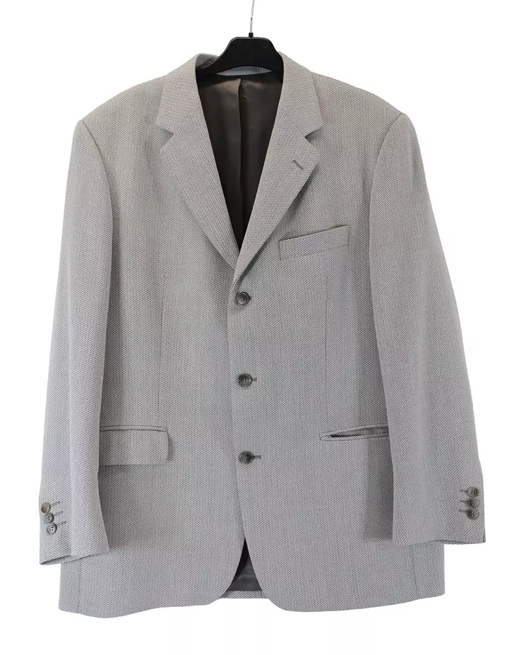 puvuntakki_harmaa_edesta.jpg - Käytetyt Miesten takit ja jakut - A00001645 - 1