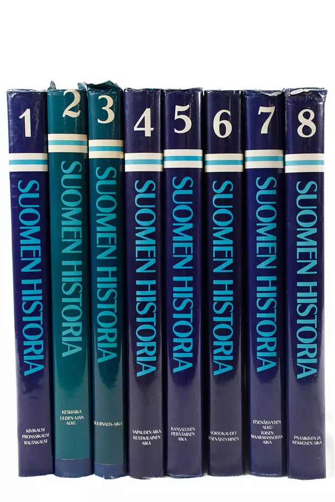Suomen_historia_1_8_kirjat.jpg - Historiakirjat - A00000177 - 1
