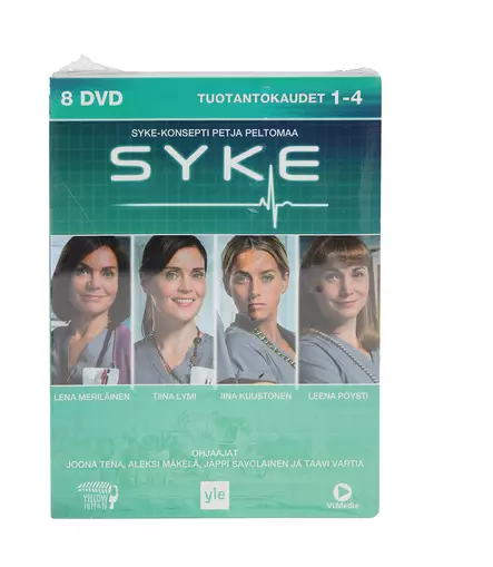 Syke_8DVDBoxi_tuotantokaudet1-4_etukansi.jpg - Käytetyt DVD-levyt - A00000238 - 1