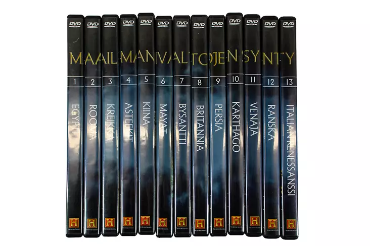 Maailmanvaltojen_synty_DVD_kokoelma.jpg - Käytetyt DVD-levyt - A00000259 - 1